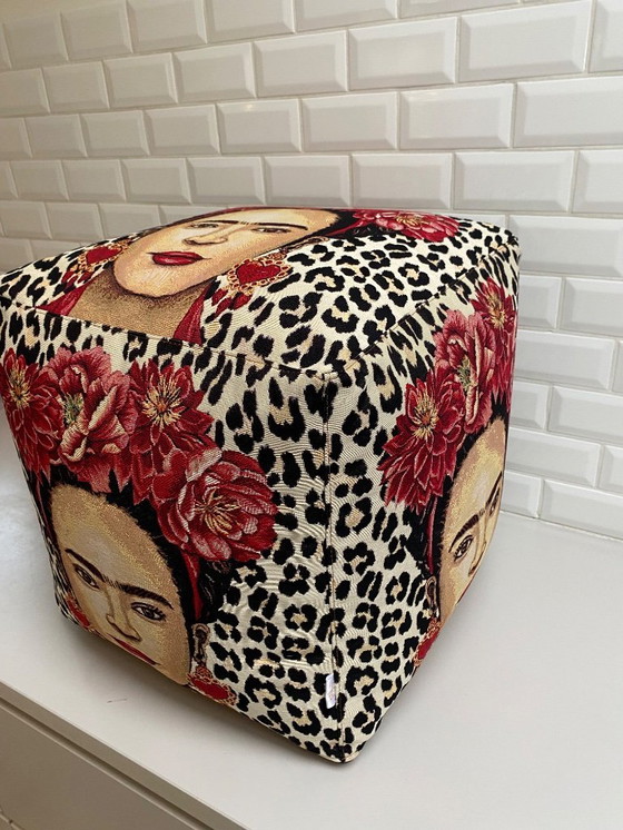 Image 1 of Frida Kahlo pouf