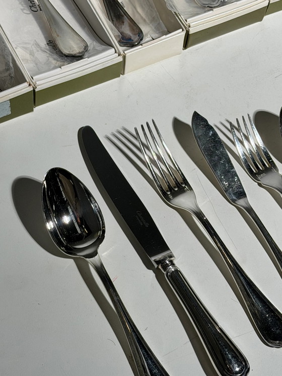 Christofle “Spatours” 144-Piece Flatware Set — New in Original Boxes – Cutlery Sets (photo 10 of 10)
