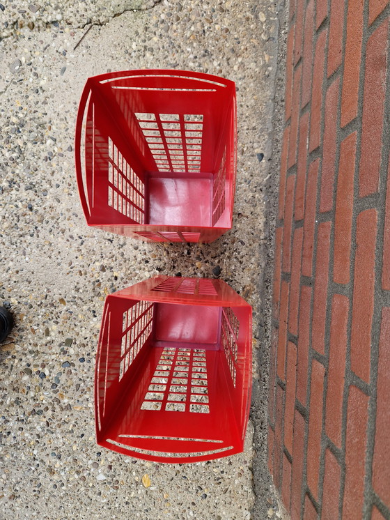 Image 1 of Metalen paraplubak rood