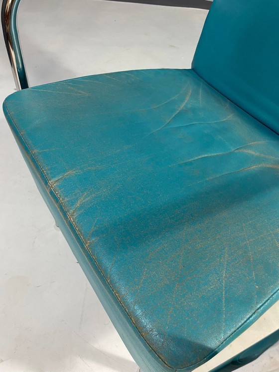 Image 1 of Pair of Bauhaus Chrome Armchairs, Original Condition, Czechoslovakia 1930s