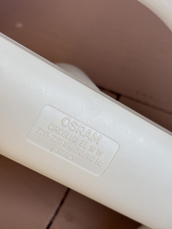 Image 1 of Vintage Osram hanglamp rood 