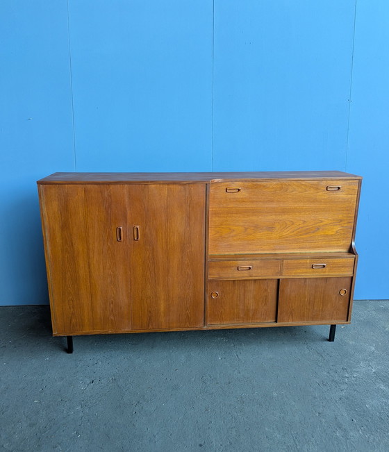 Image 1 of Vintage teak highboard, 1960s