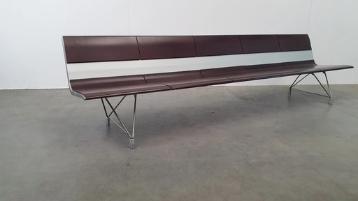 Sellex Aero design bank XL aluminium 311cm Bulo