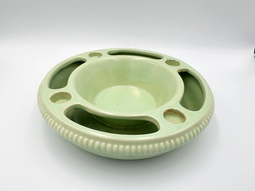 Jasba West Germany Advent Bowl Christmas Candlestick