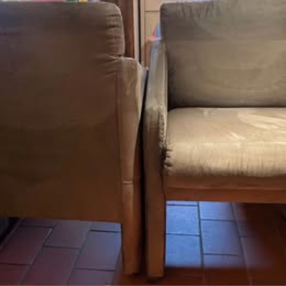 Image 1 of Esstisch mit 6 Stühlen auf Rollen