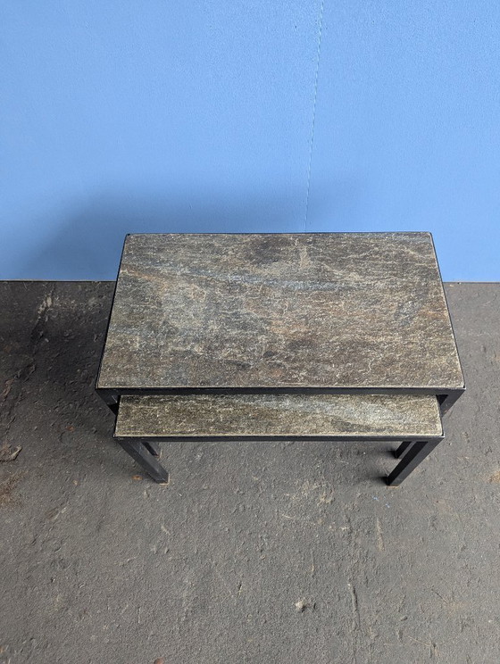 Image 1 of Set aus 2 niederländischen Satztischen - Artimeta/ Floris Fiedeldij/ 1950er Jahre