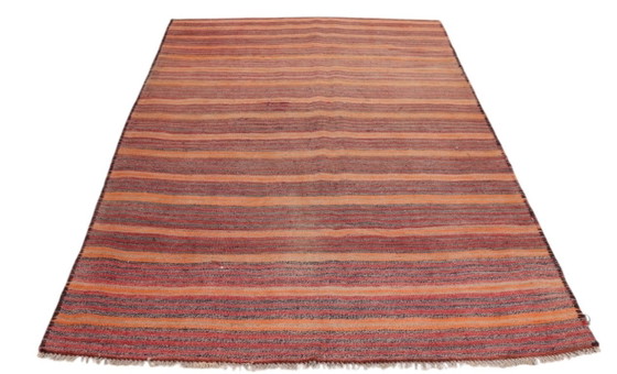Kelim Kilim Semi-Ancien du Caucase - Art Arménien Vintage – Tapis, Wool (photo 2 of 5)