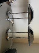 Ikea Lampe chromée vintage