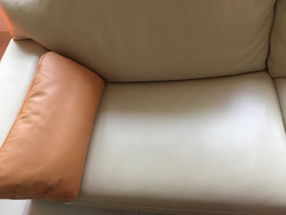 Image 1 of Roche Bobois "Vanity" Leather Bed (L. Gorgoni) + Complete Set