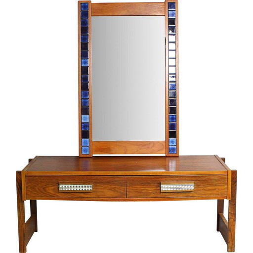 Toletta danese vintage in teak, anni '60