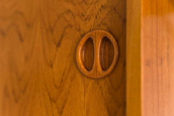 Image 1 of Mid Century Modernes Wandmöbel aus Teakholz, Kurt Østervig zugeschrieben, 1960