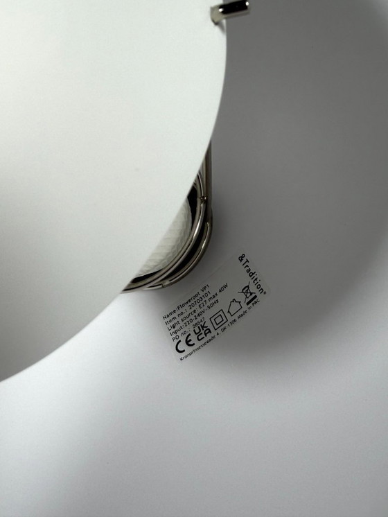 Image 1 of &Tradition FlowerPot Pendelleuchte VP1 Deckenlampe Hängeleuchte E27 Weiß