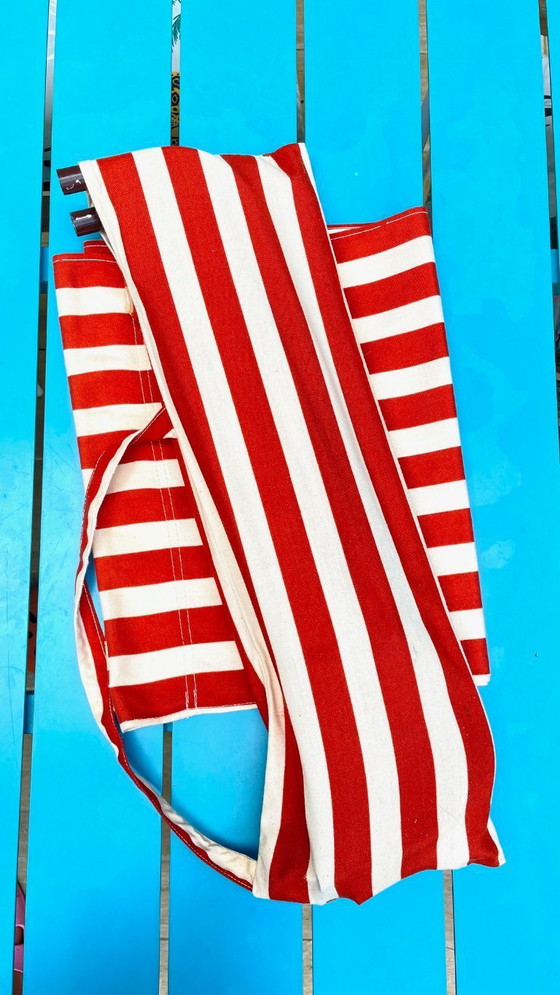 Image 1 of Vintage draagbare ligstoel