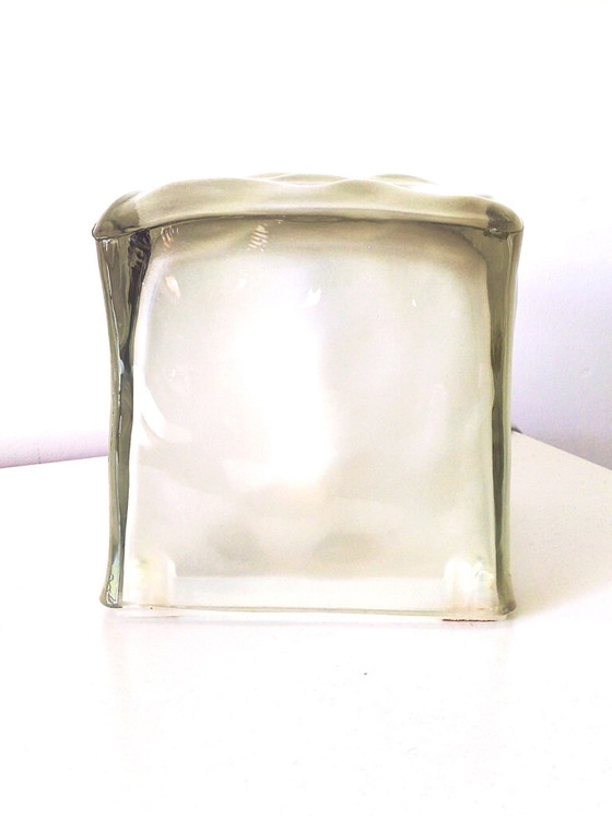 Image 1 of IKEA Iviken ijsblok tafellamp – vintage jaren '90