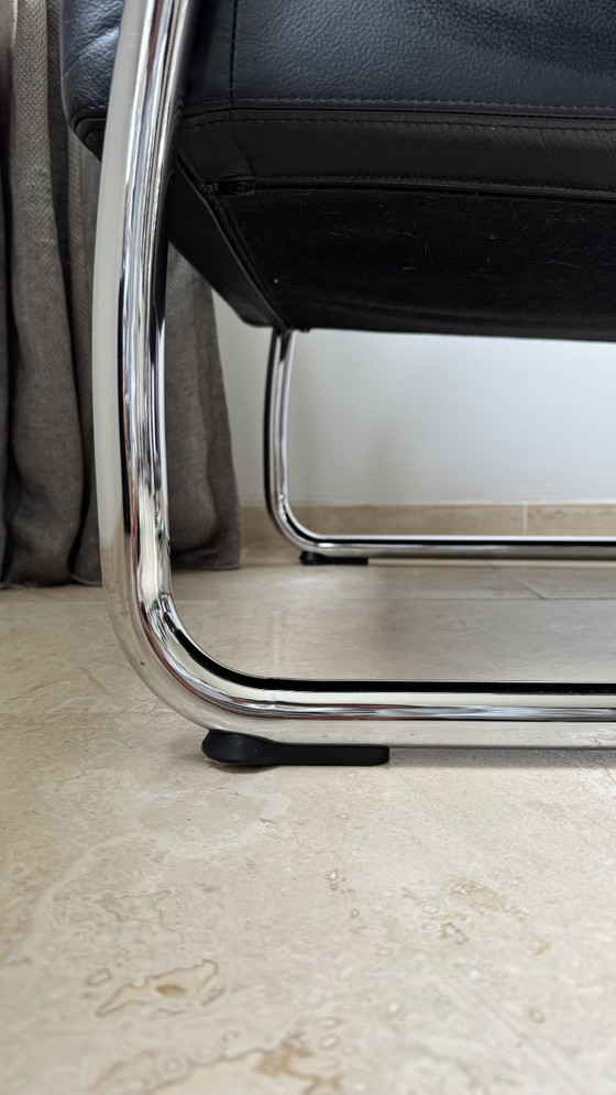 Vitra Visalounge Fauteuil – Antonio Citterio – Cuir Noir – Leather (photo 3 of 16)