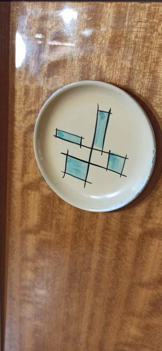 Image 1 of Vintage Italian glossy highboard