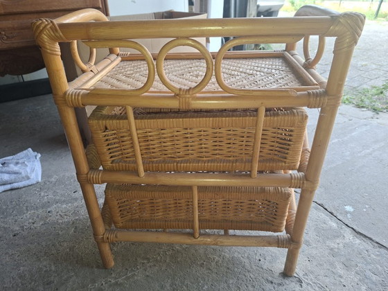 Bohemian Vintage Set – Opbergkast, Rattan, Bamboo (photo 6 of 15)
