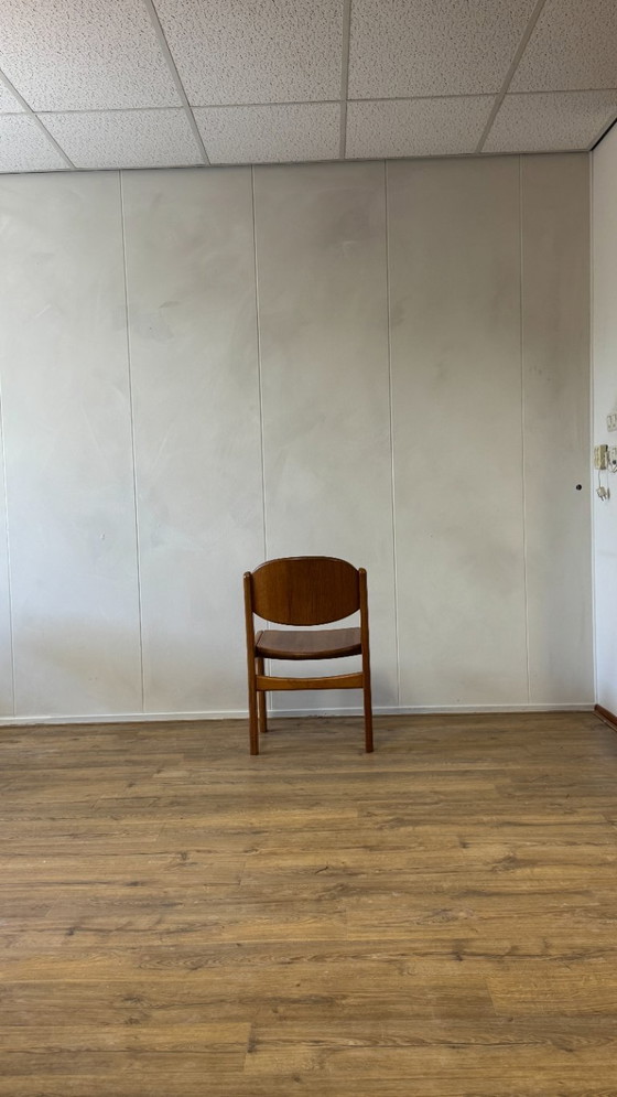 Image 1 of Rare ensemble de 6 chaises Glostrup en teck du milieu du siècle