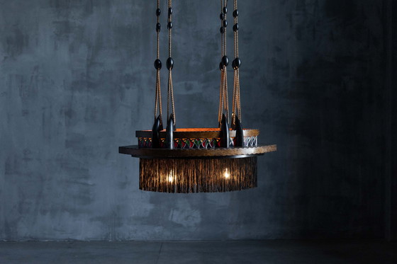 Image 1 of Amsterdam School Expressionist Chandelier, Netherlands, 1920s