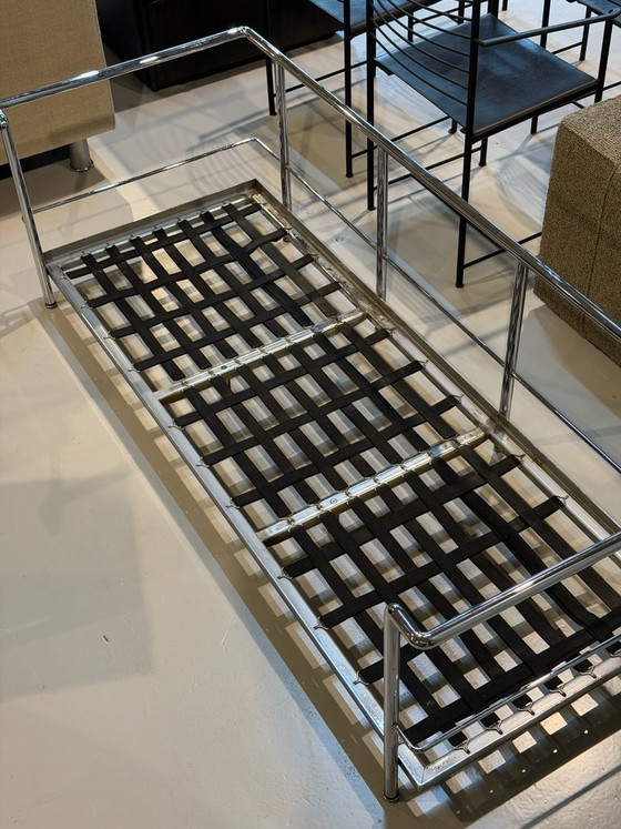 Image 1 of Cassina Le Corbusier LC-2 Set | Schwarzes Leder
