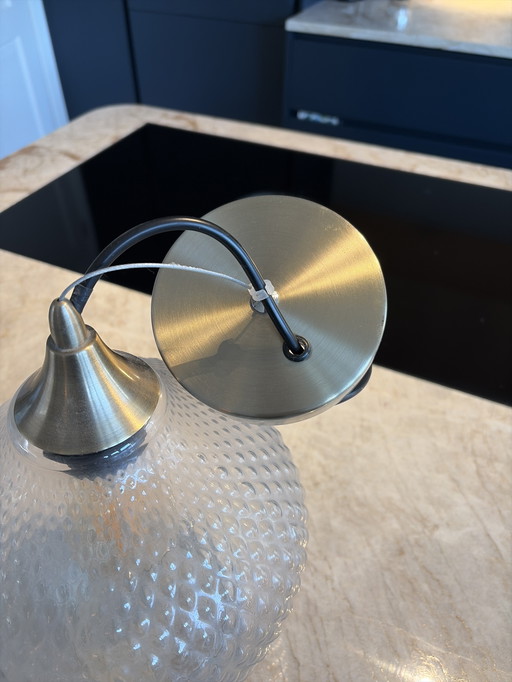 Hübsch - Pendelleuchte aus Metall und Glas