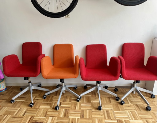 Lot de 4 chaises de bureau IKEA PATRIK vintage (1999) – Un classique du design