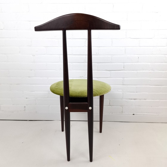 Vintage Dressboy Stoel Jaren 60 Mid Century Modern – Eetkamerstoelen, Textile, Wood (photo 4 of 8)