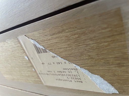 Magnifique table carrée en chêne par Bert Plantagie