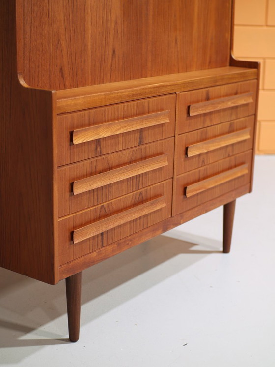 Image 1 of Secretaire Sigfred Omann Ølholm teck danois