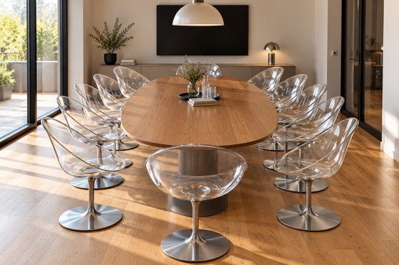 12× Kartell Ero|S| – Philippe Starck – transparent – Design Classic – Swivel chairs, Plastic (photo 5 of 5)