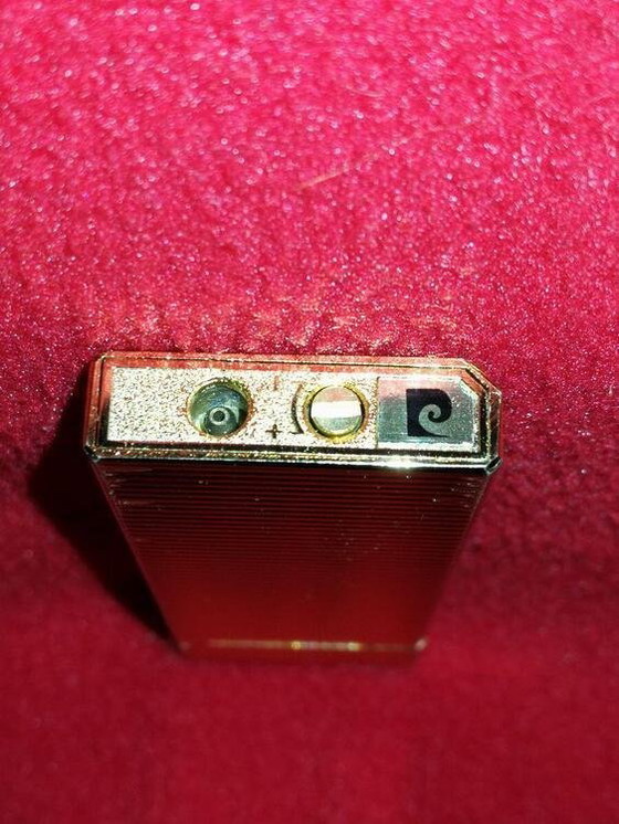 Image 1 of Vintage Pierre Cardin lighter with velvet pouch / 80's