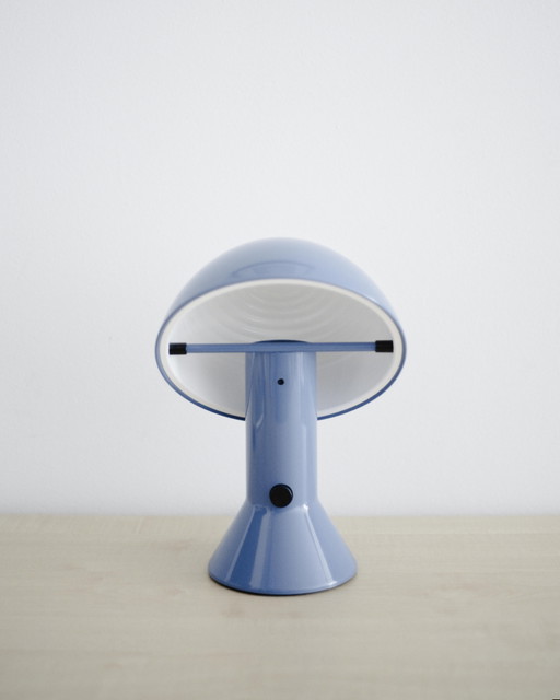 Martinelli Luce "Elmetto" tafellamp - blauw - nieuw met doos – tafellampen, Plastic