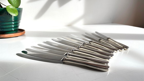 Image 1 of 8 Couteaux de Table A. Krupp Italy Vintage