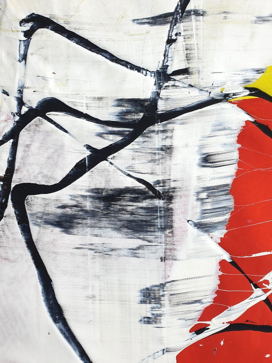 Image 1 of Jürgen Angeler - Red Flower - 215 x 150 cm
