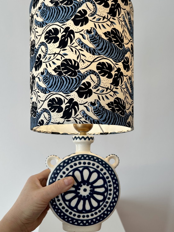 Image 1 of Dekorative Tischlampe - kabellos für Regal oder Sideboard 