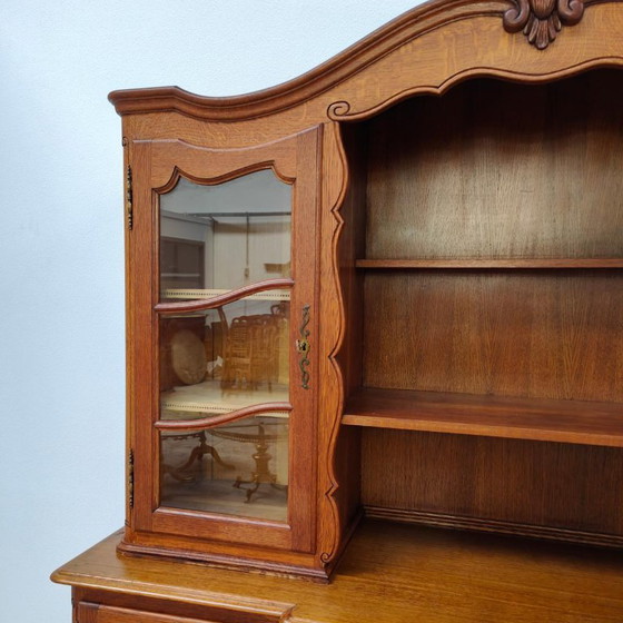 Credenza con Vetrina Vintage Cassettiera Mobile a Parete – Credenze con vetrina, Glass, Wood (photo 12 of 17)