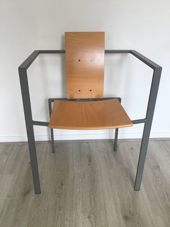 Chaise design Trix – foster, Chaises de salle à manger, Metal, Wood (photo 2 of 9)