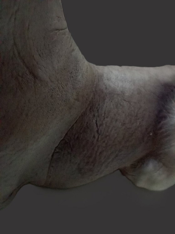 Image 1 of Borsa vintage in pelle Greyhound Château modellata a mano di metà secolo (Canada)