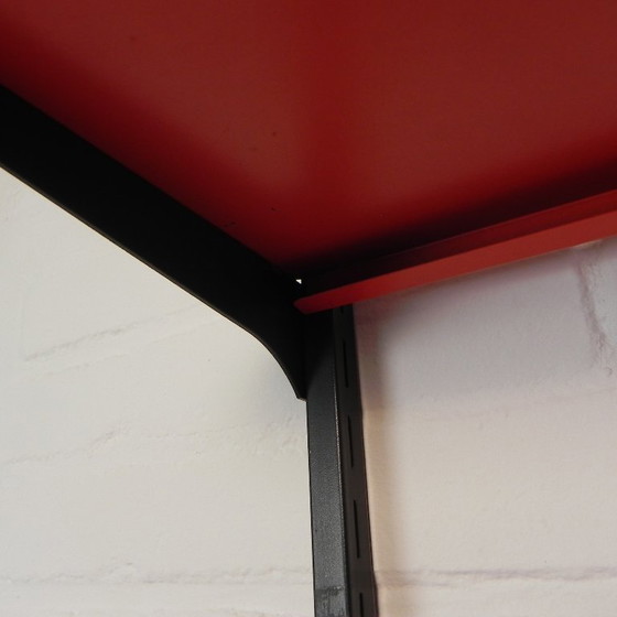 Image 1 of Tomado Holland wall rack - A. Dekker orange black, 1970s