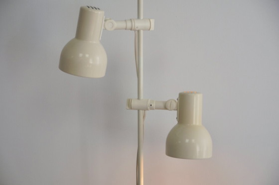 Witte Vintage Metalen Vloerlamp Ikea – Vloerlampen, Plastic (photo 6 of 7)
