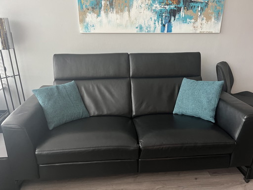 Elektrisches Entspannungssofa aus Leder mit 2,5 Sitzen, ausgezeichneter Zustand