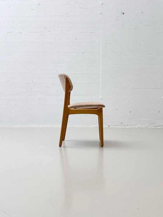 Image 1 of Set de 6 chaises modèle No.49 d'Erik Buch pour O.D. Møbler A-S au Danemark, années 1960