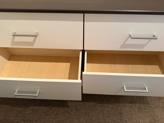 Wenge Chest of Drawers with 6 Drawers – Metal, Wood (photo 5 of 10)