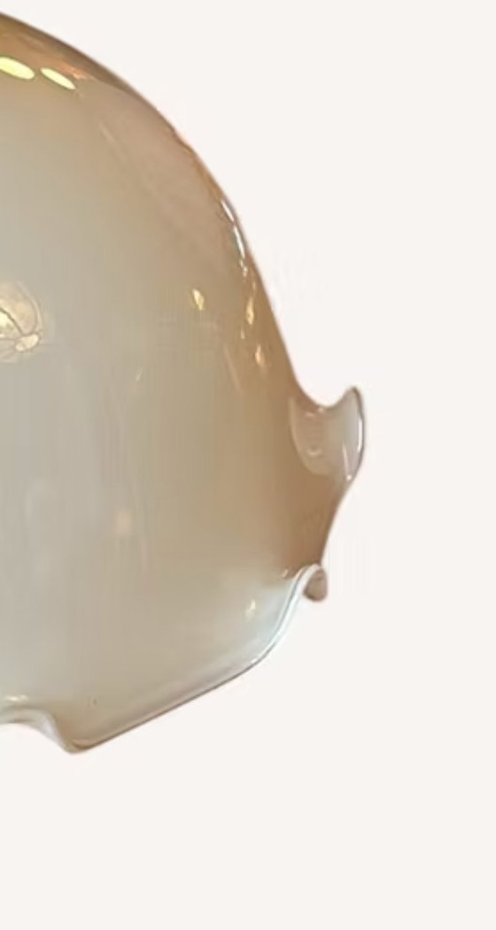 Image 1 of Opaline Lampshade in Butter Yellow