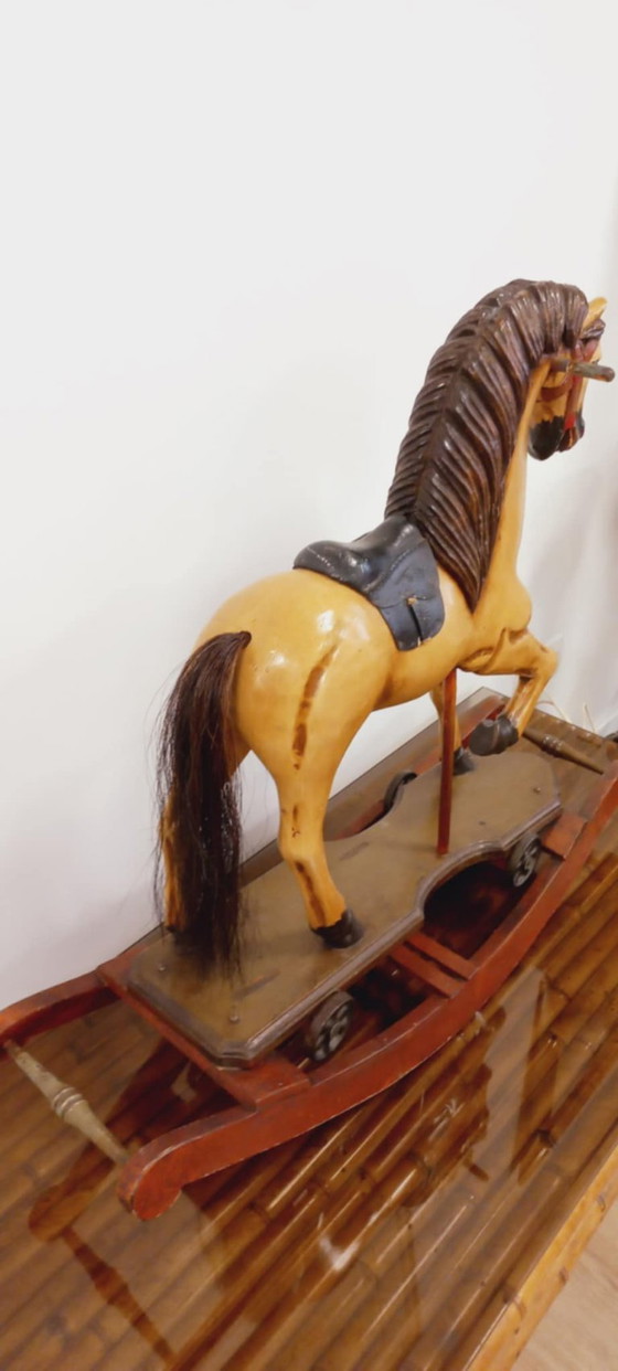 Image 1 of caballo de madera decorativo