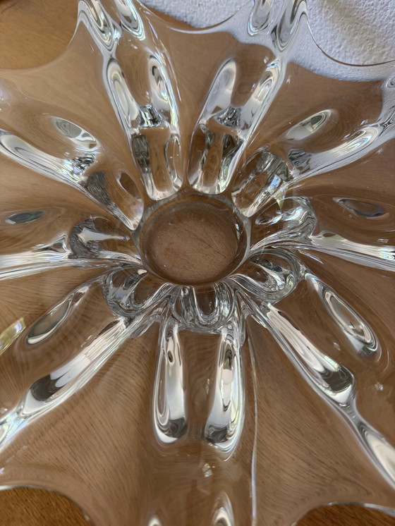 Image 1 of Large 60's star crystal bowl