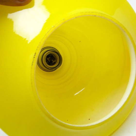Postmoderne Pendelleuchte aus der Mitte des 20. Jahrhunderts von Polam, 1970er Jahre – Pendelleuchten, Glass (photo 11 of 15)