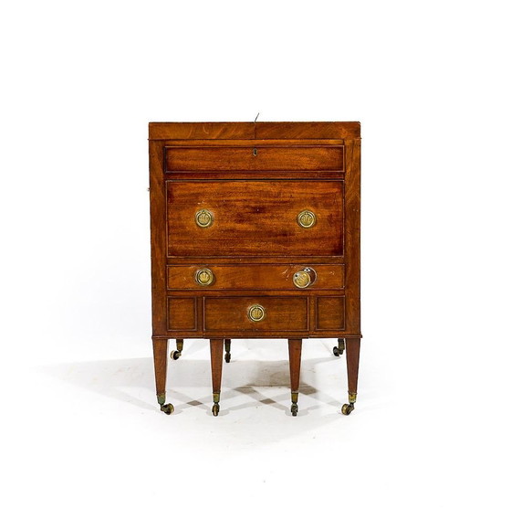Tocador Inglés de Caoba – William IV, c. 1825-1845 – Barbiere Anglaise Acajou XIX e s, Tocadores, Wood (photo 9 of 10)
