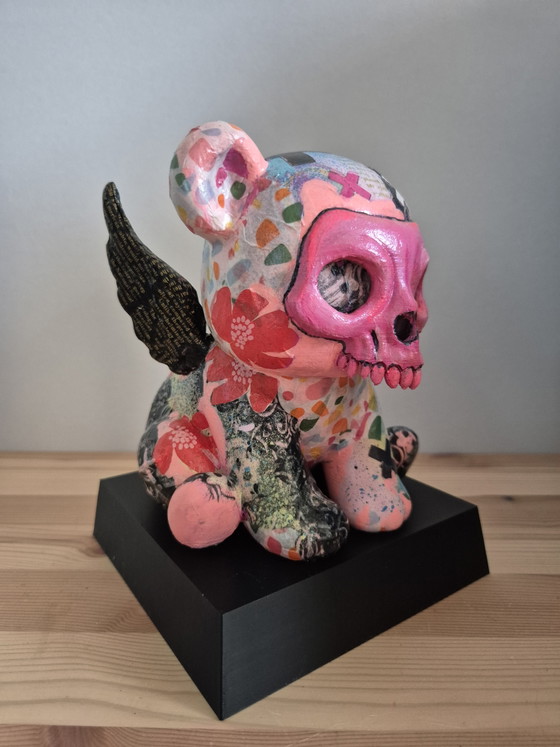 Image 1 of Oso Pixie – Serie DeadCute | Juguete artístico 3D único hecho a mano | 19 cm