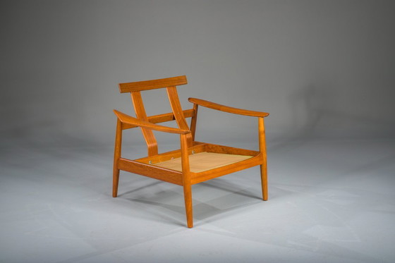 Image 1 of Deense moderne zitset in teakhout van Arne Vodder voor France & Søn, jaren 60, set van 3